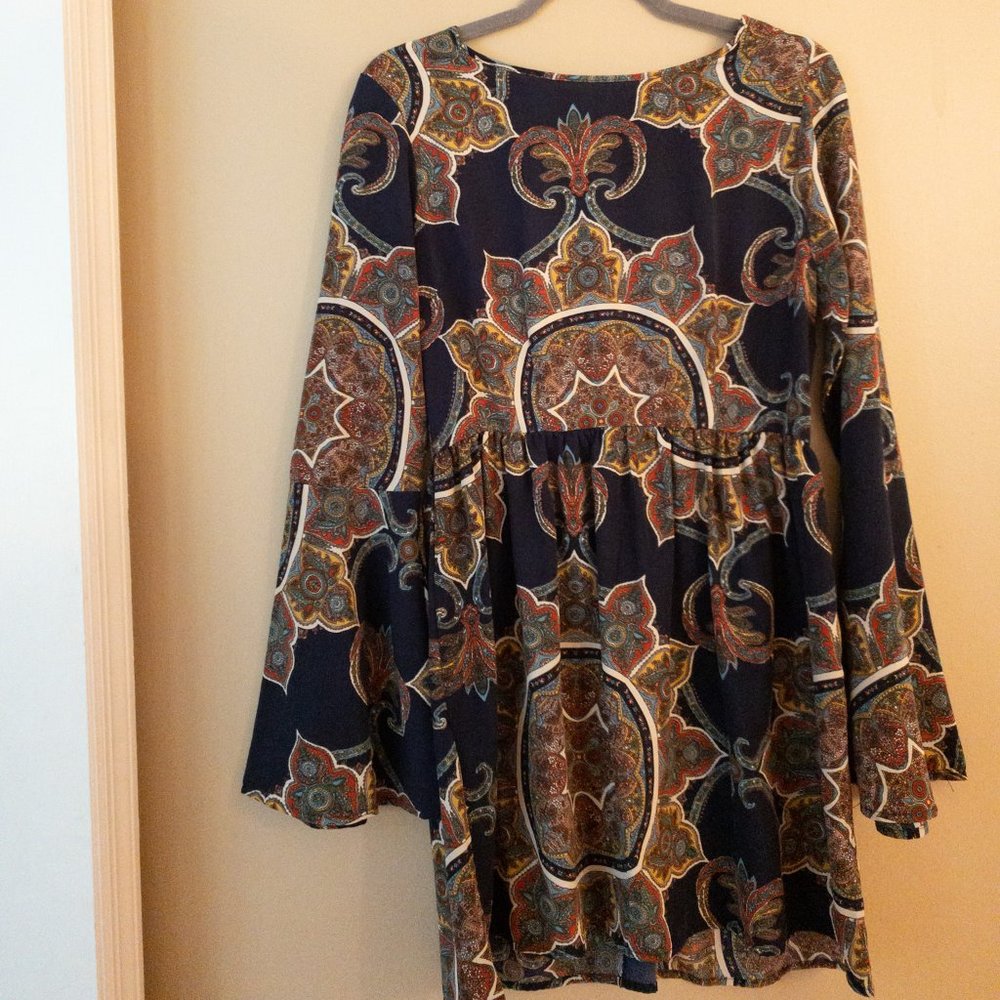 SUMMER LONG SLEEVE DRESS